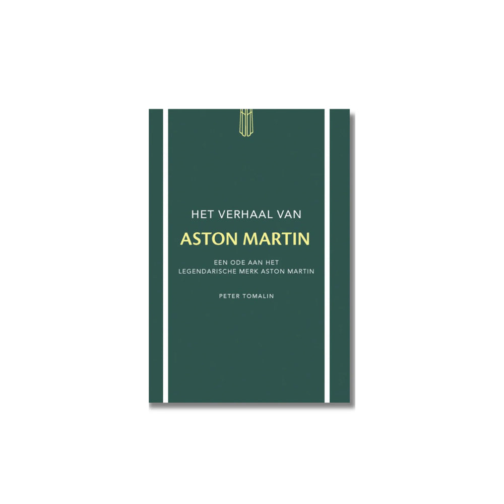 groen tafelboek het verhaal van aston Martin