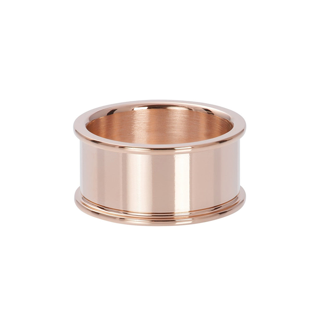 Rosékleurige IXXXI basisring voor dames in 10 mm breedte.