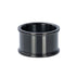 Zwarte IXXXI basisring voor dames in 12 mm breedte.
