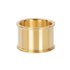 Goudkleurige Limited Edition IXXXI basisring voor dames in 14 mm breedte.
