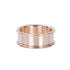 Rosékleurige IXXXI basisring voor dames in 8 mm breedte.
