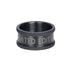 Zwarte Limited Edition IXXXI basisring voor dames in 10 mm breedte.