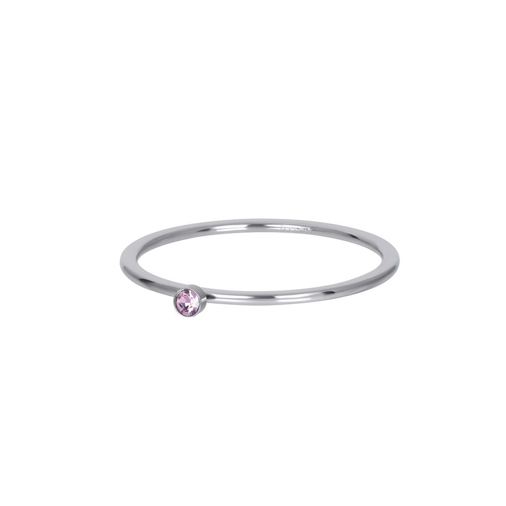 IXXXI vulring - One Stone Crystal Pink Silver