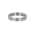Zilverkleurige IXXXI dames vulring met roze stippen. 