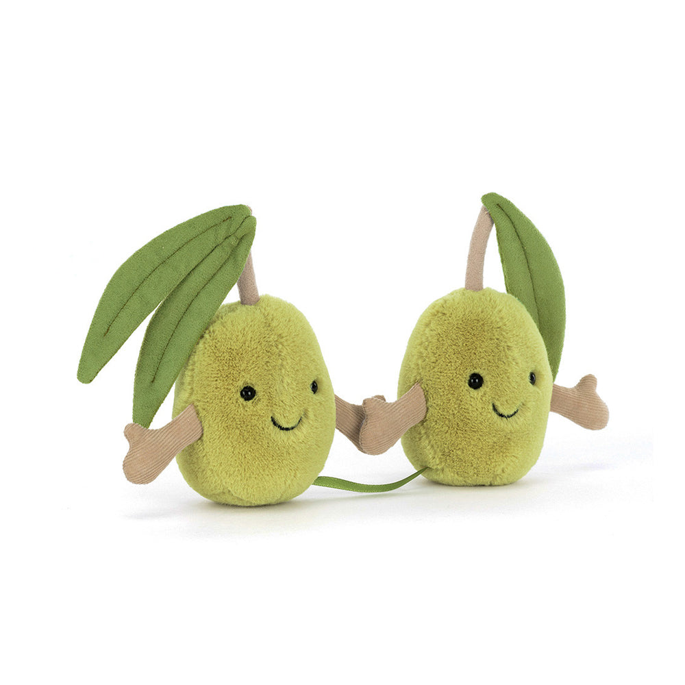 Jellycat - Knuffel - Amuseables Pair Of Olives