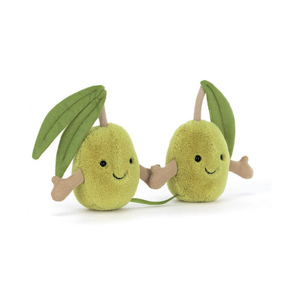 Jellycat - Knuffel - Amuseables Pair Of Olives