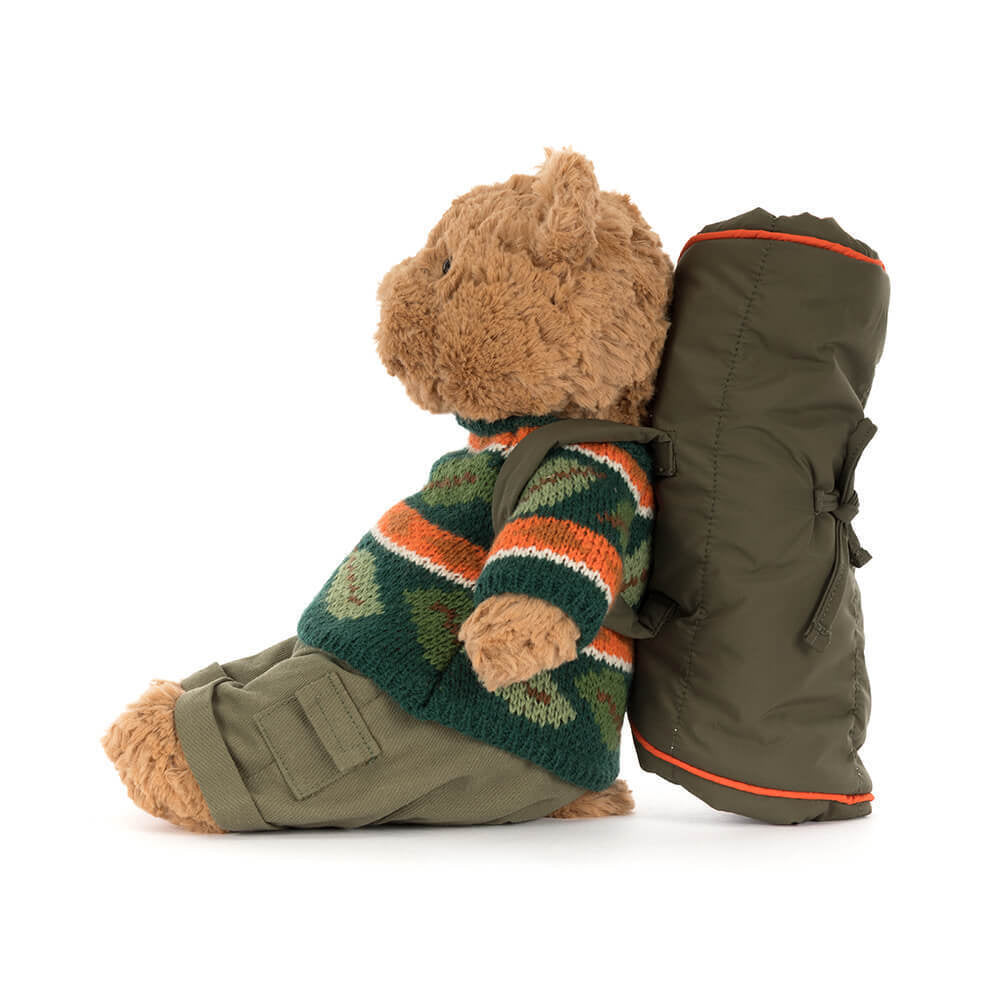 Jellycat - Knuffel - Bartholomew Bear Hiking Outfit