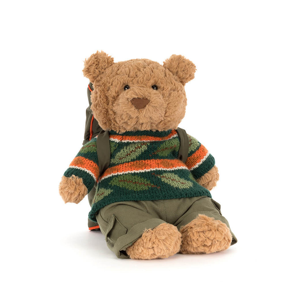 Jellycat - Knuffel - Bartholomew Bear Hiking Outfit