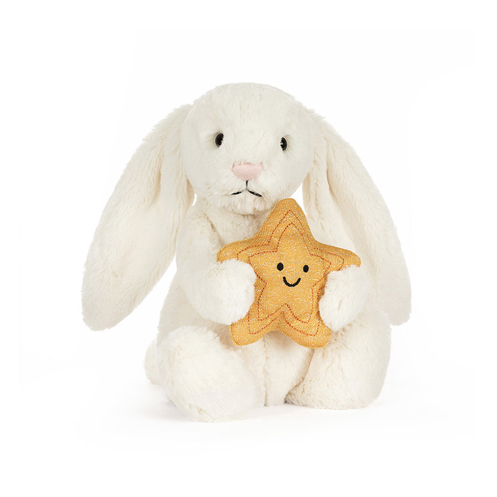 Jellycat - Knuffel - Cream Bunny With Star
