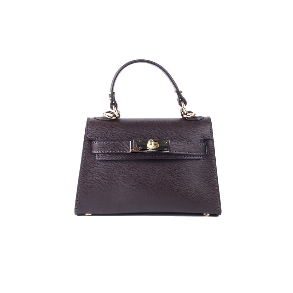 Inspired Handtas Leer - Koffie