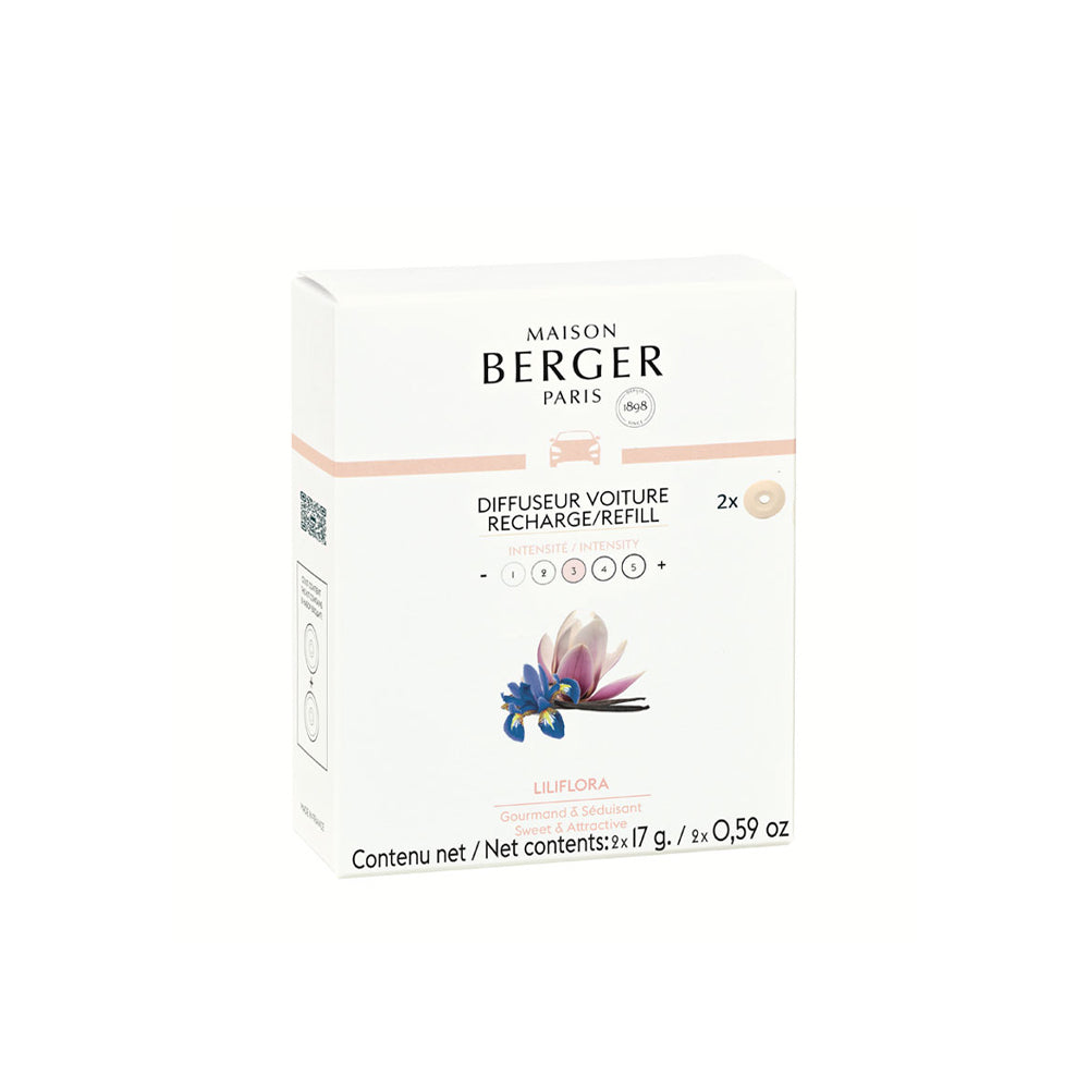 lampe berger autoparfum navulling in de geur liliflora