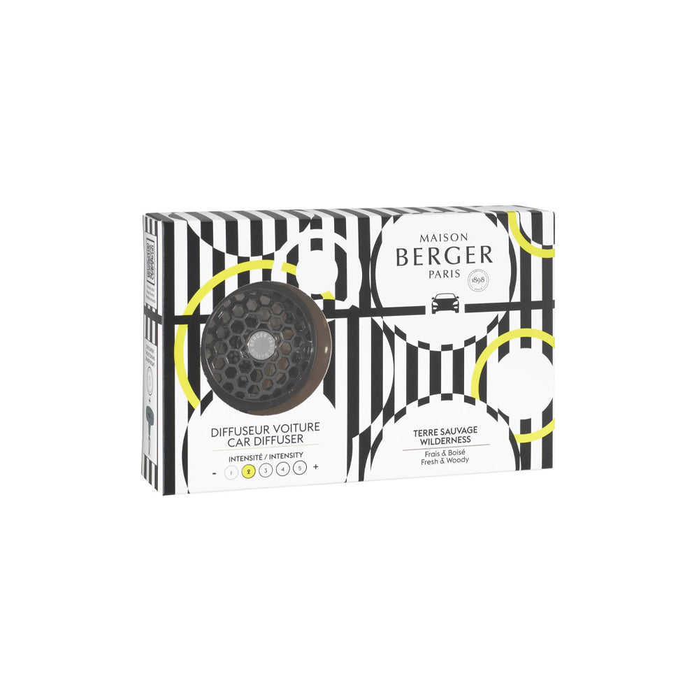 Lampe Berger - Giftset Autoparfum - Illusion Gun Metal - Wilderness