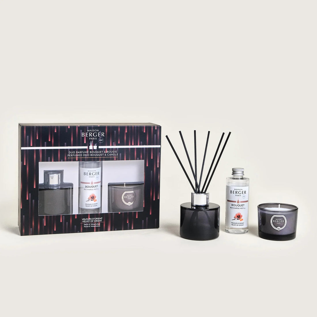 Lampe Berger - Duo Giftset - Mini Geurkaars &amp; Parfumverspreider - Variation