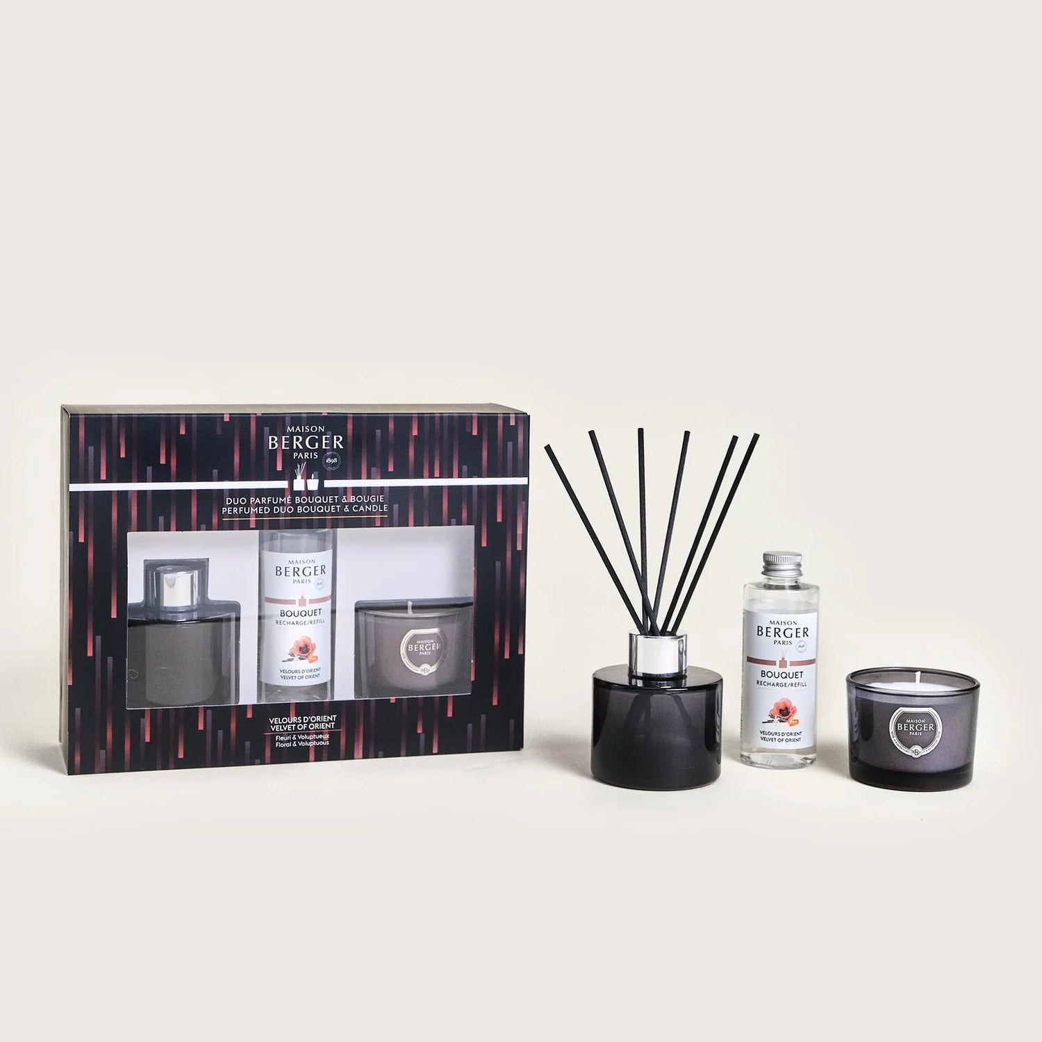 Lampe Berger - Duo Giftset - Mini Geurkaars &amp; Parfumverspreider - Variation