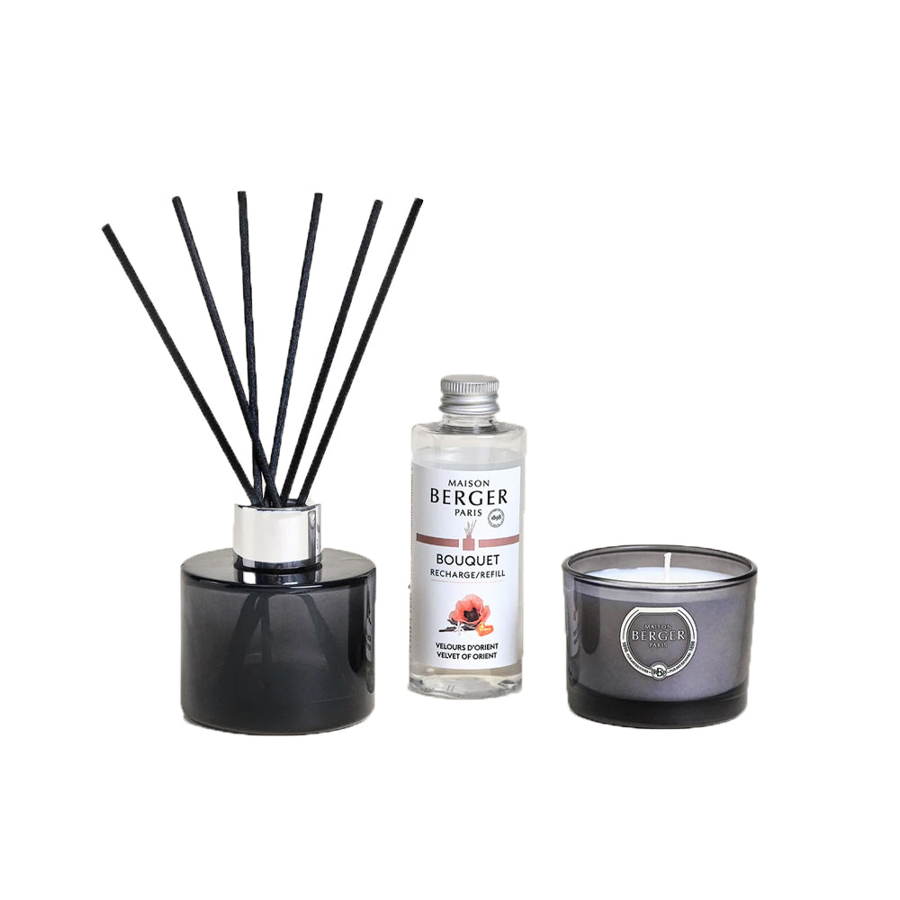 Lampe Berger - Duo Giftset - Mini Geurkaars &amp; Parfumverspreider - Variation