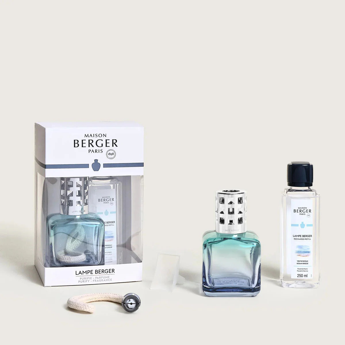 Lampe Berger - Giftset - Glacon Turquoise Blue