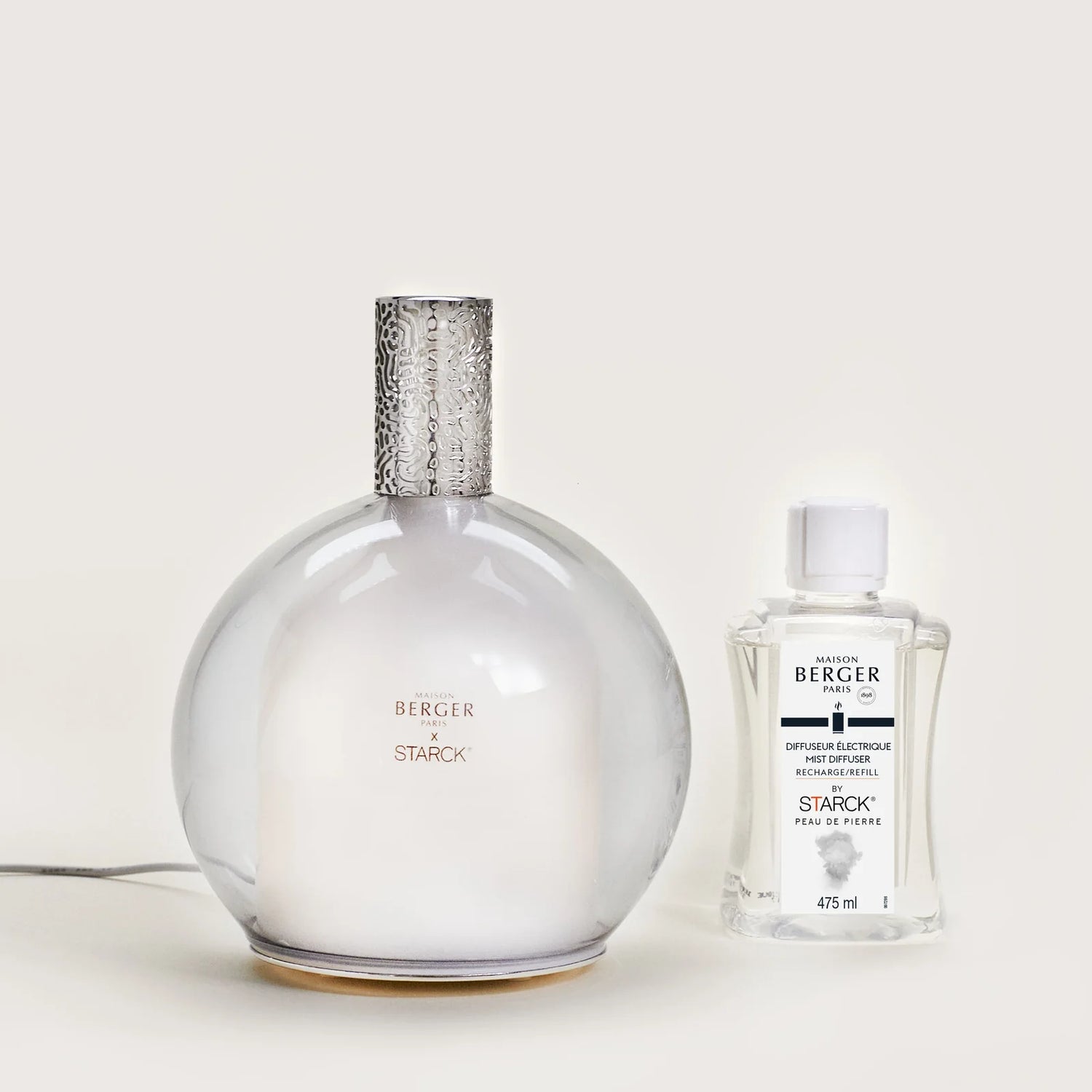 Lampe Berger - Mist Diffuser - Starck Grise - Peau De Pierre
