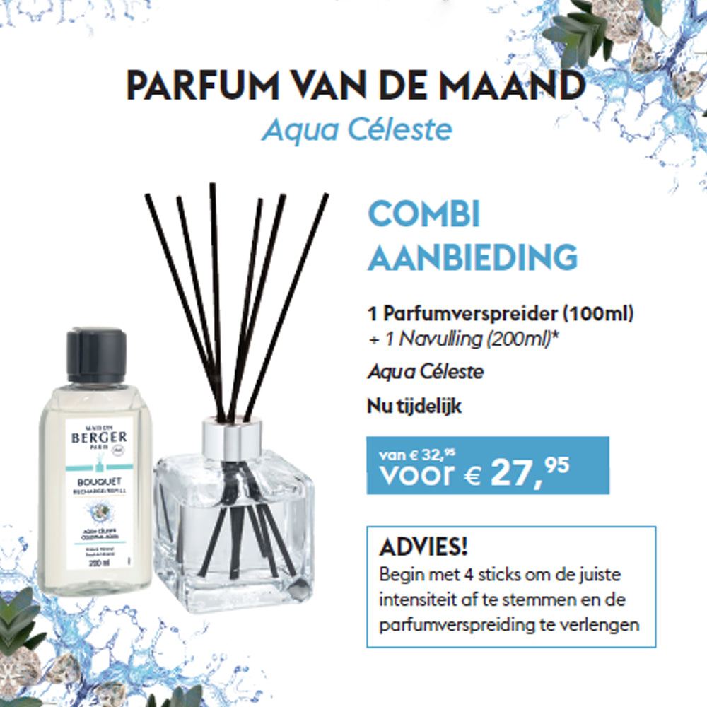 Lampe Berger Geurstokjes - ACTIE - Celestial Aqua