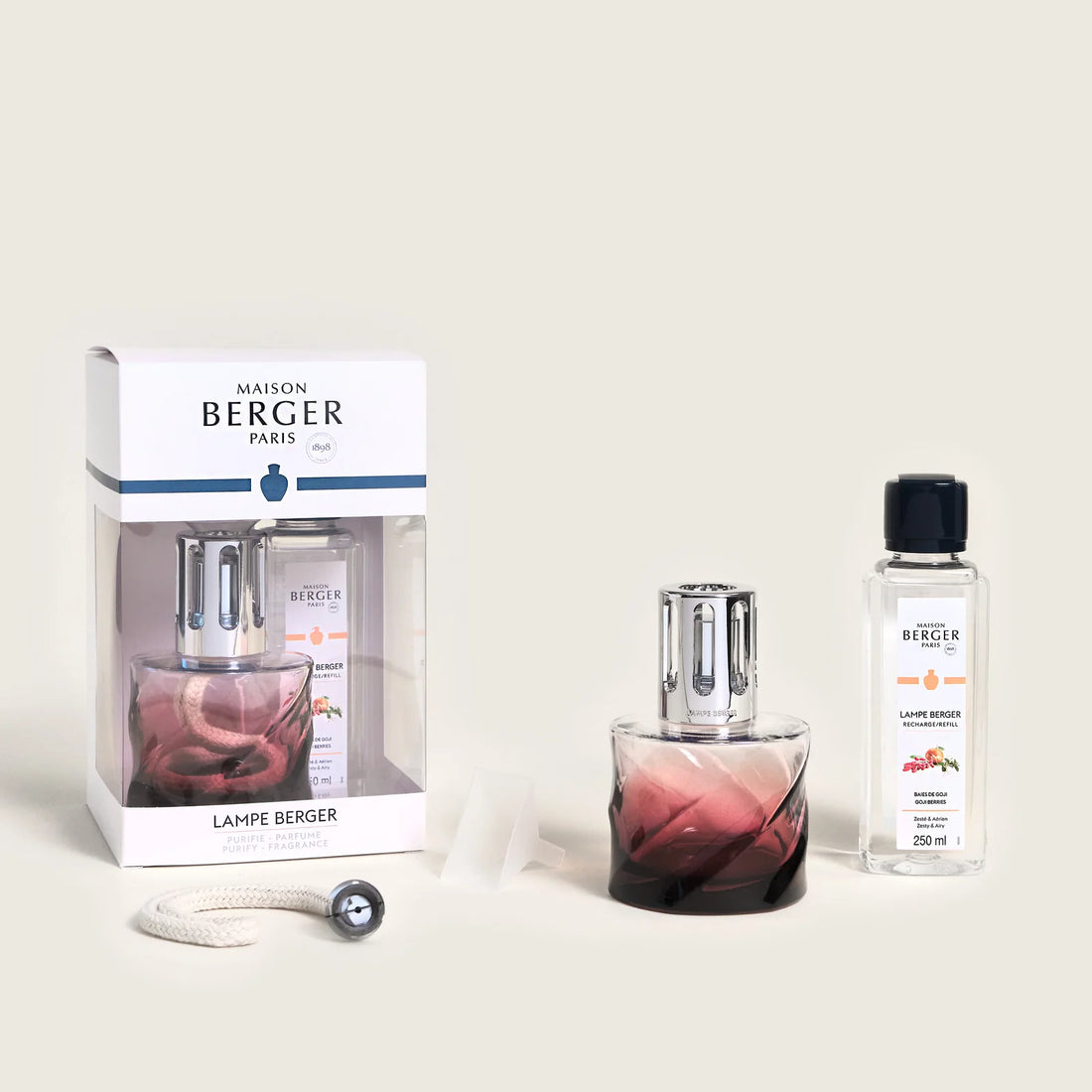 Lampe Berger - Giftset - Spirale Rouge