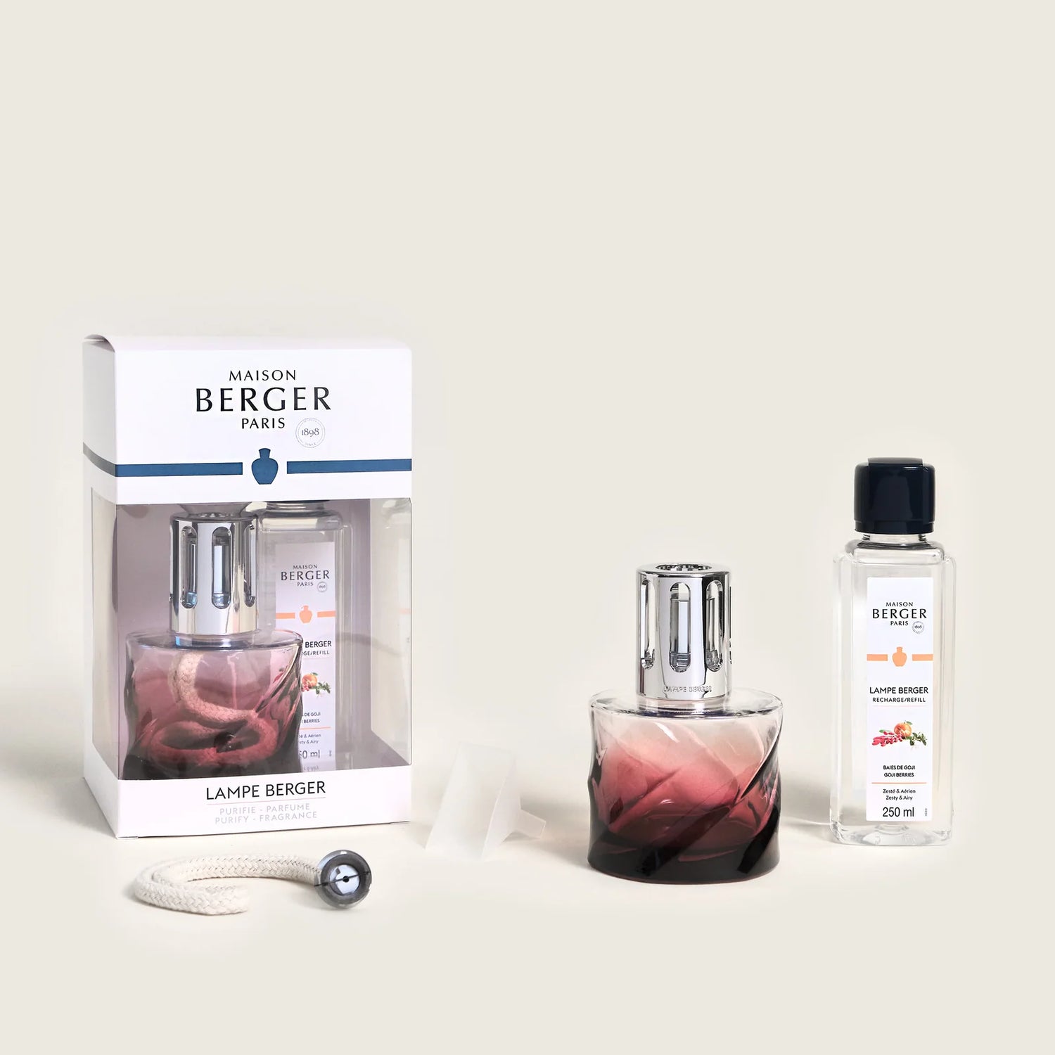 Lampe Berger - Giftset - Spirale Rouge