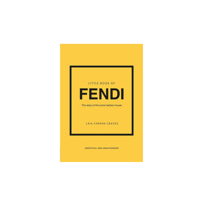 geel tafelboek little book of fendi