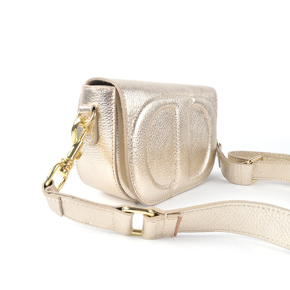 Metallic Handtas Look A Like CD - Goud