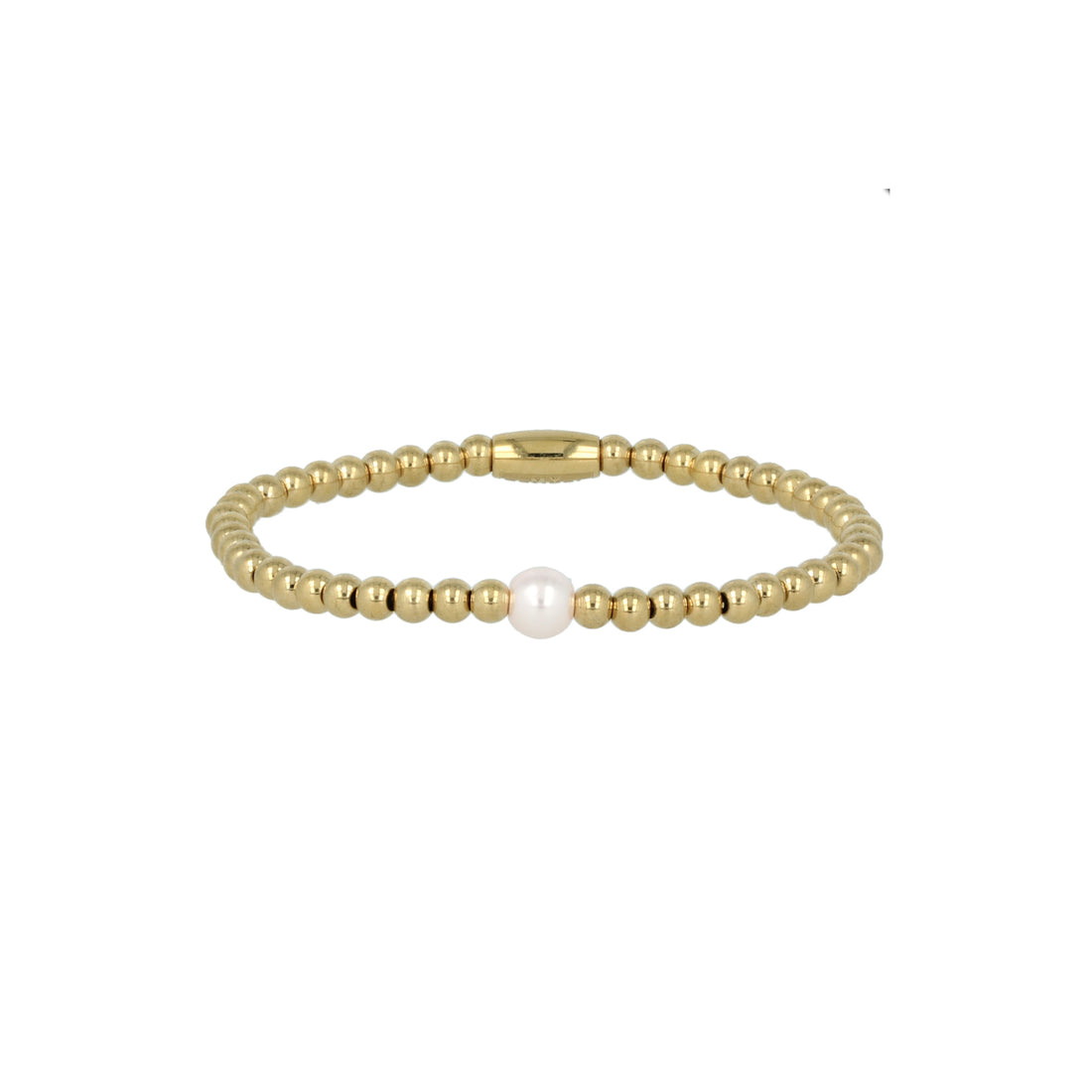 My Bendel - Kralen Armband Met Roze Parel
