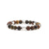 qoss heren armband bruine kralen