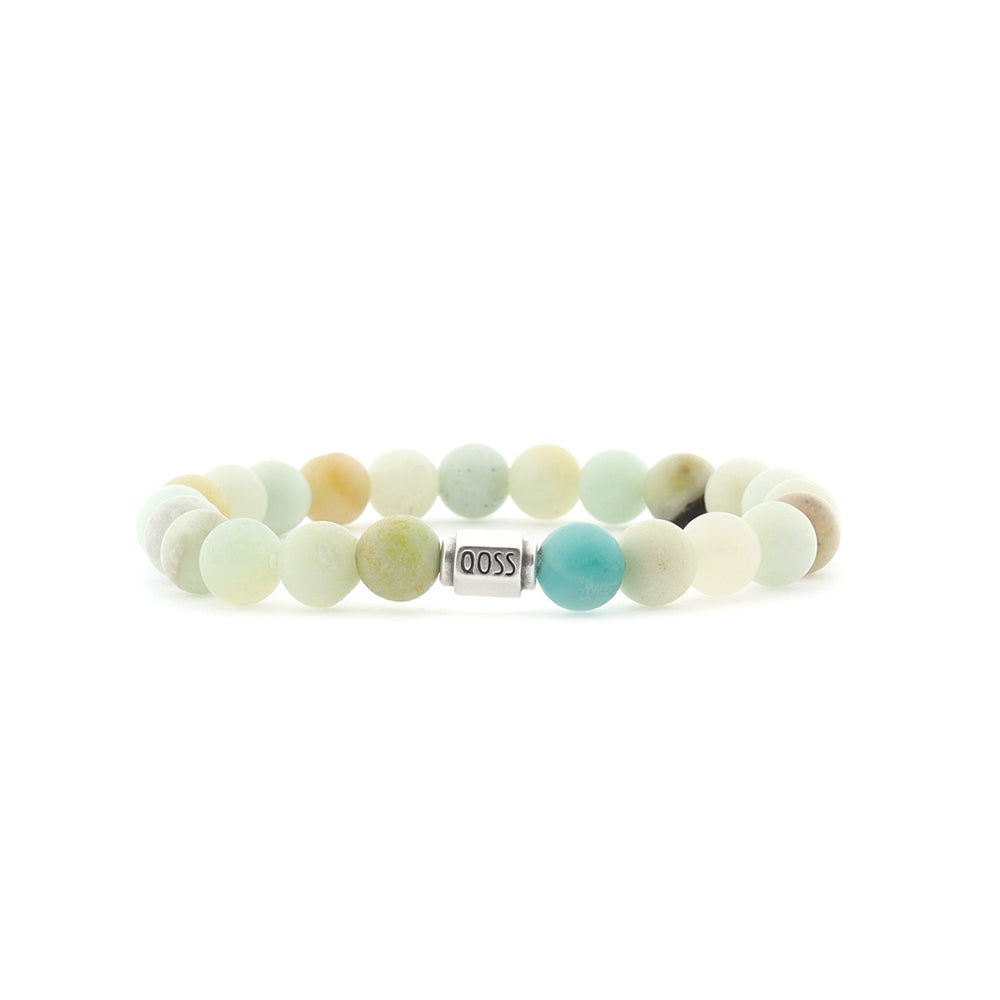 QOSS Heren Armband - Job - Amazonite