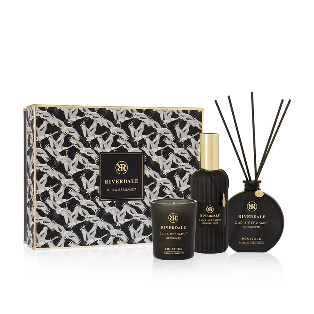 Riverdale Cadeauset Olivia - Oud & Bergamot - Large