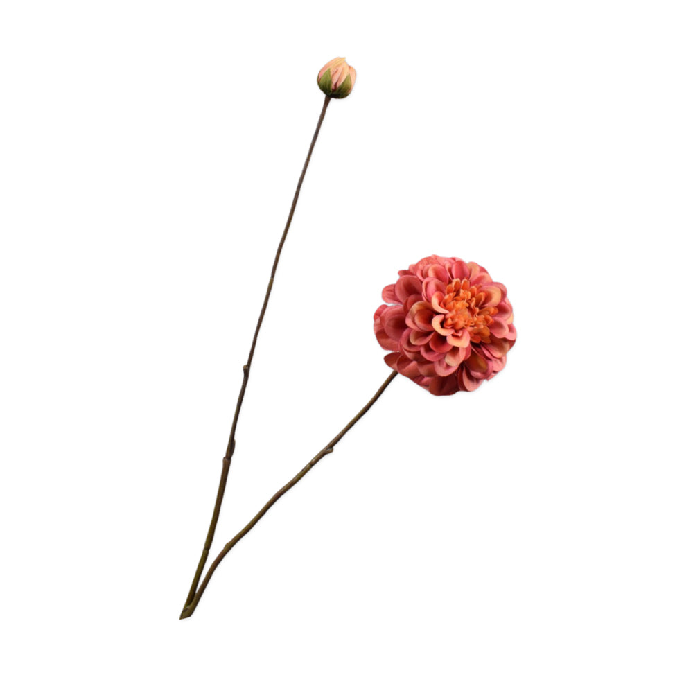 Zijden Bloemen - Silk-Ka - Dahlia Oranje