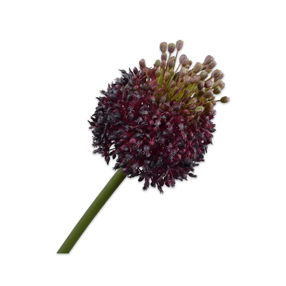 Zijden Bloemen - Silk-Ka - Distel Paars / Groen