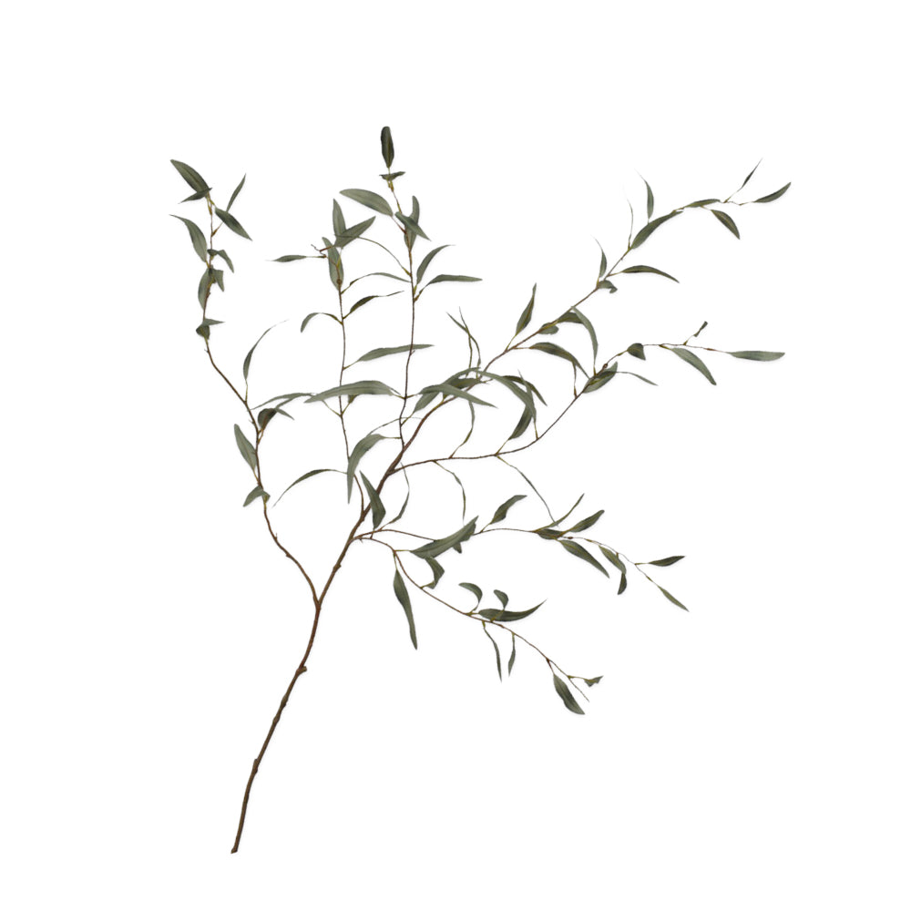 Zijden Bloemen - Silk-ka - Eucalyptus Tak Groen Large