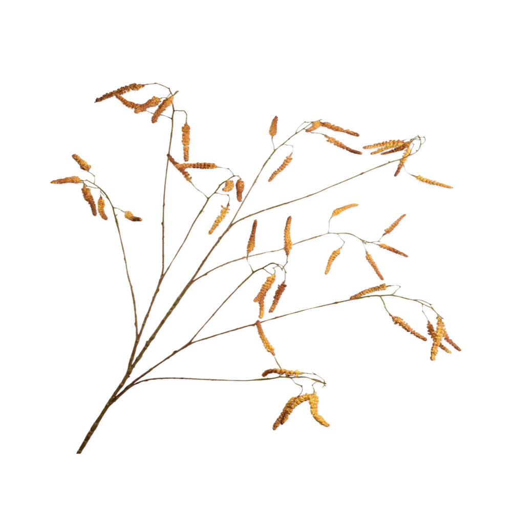 Zijden Bloemen - Silk-ka - Wilgentak Oranje / Geel