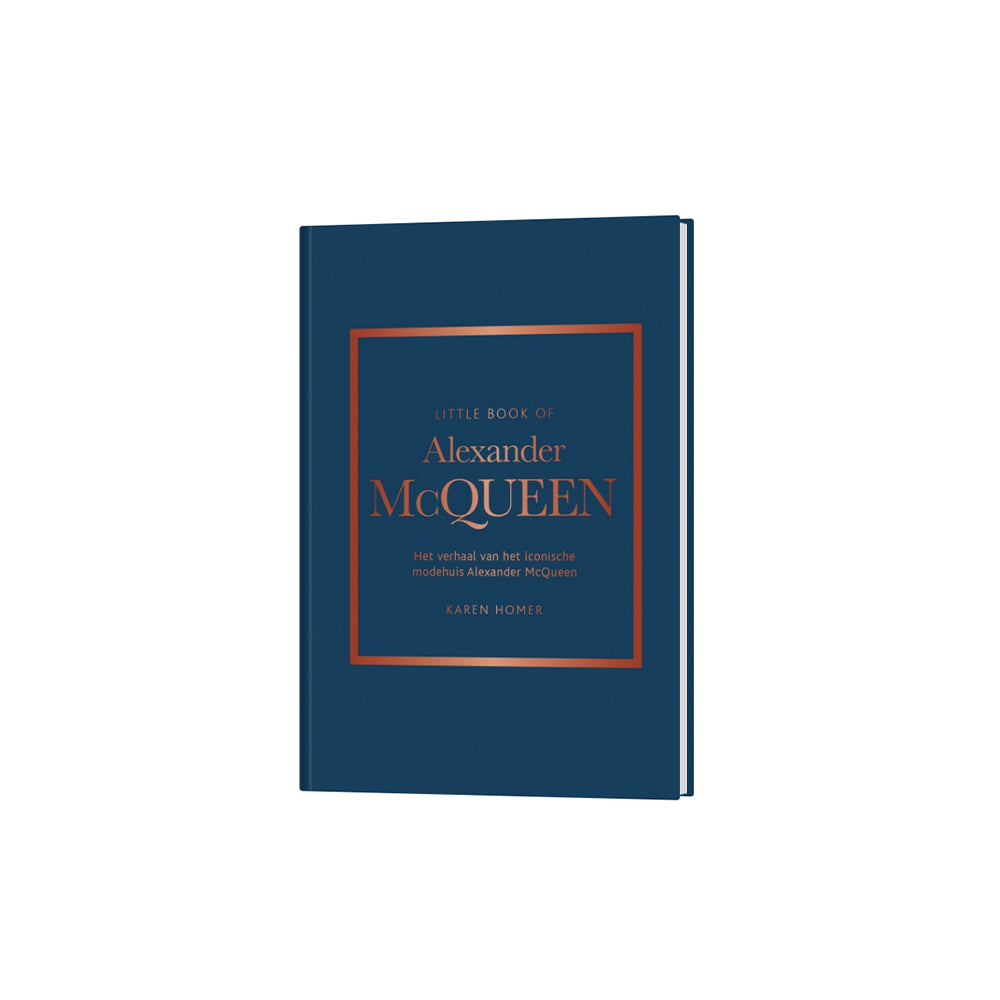 blauw tafelboek little book of Alexander McQueen