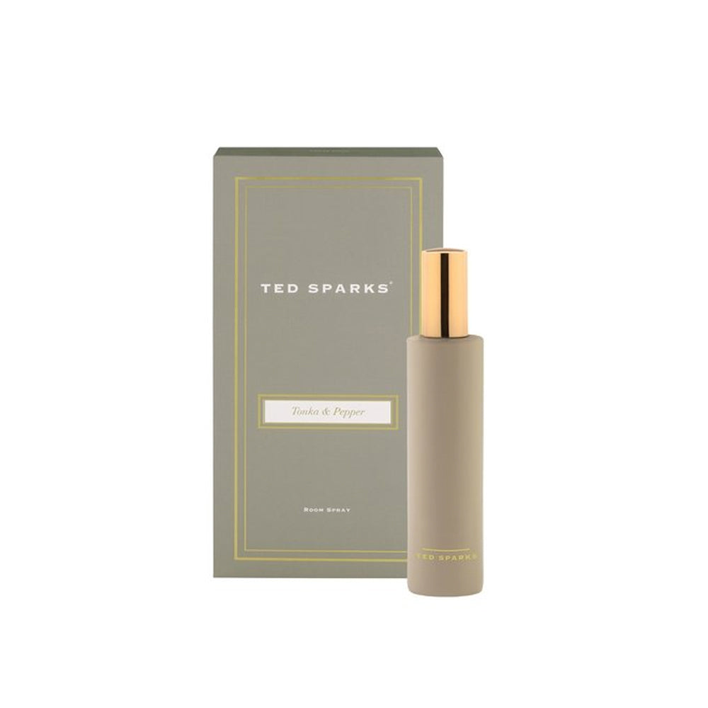 beige ted sparks roomspray tonka &amp; pepper