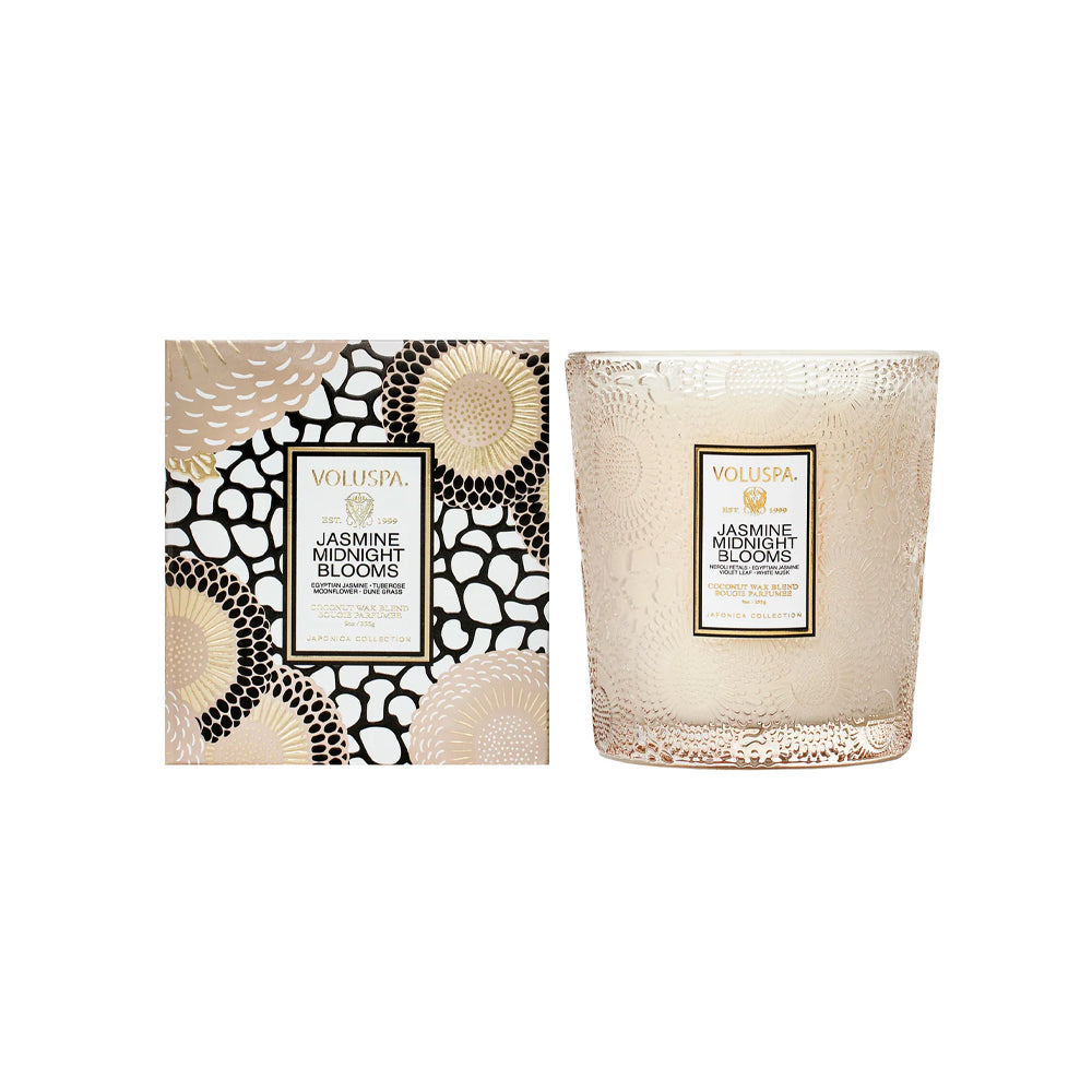 voluspa geurkaars jasmine midnight blooms classic candle