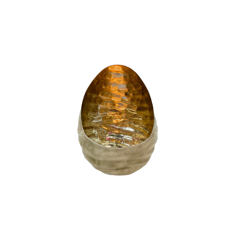 Waxinelichthouder - Oyster Beige Gold - Medium