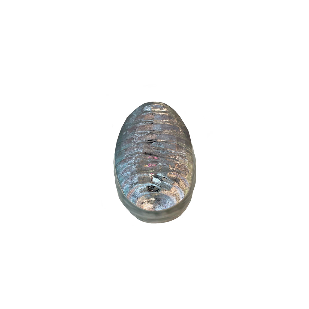 Waxinelichthouder - Oyster Grey Silver - Small