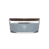 blauwe woodwick geurkaars ellipse terra haze