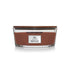 bruine woodwick geurkaars ellipse smoked walnut & maple