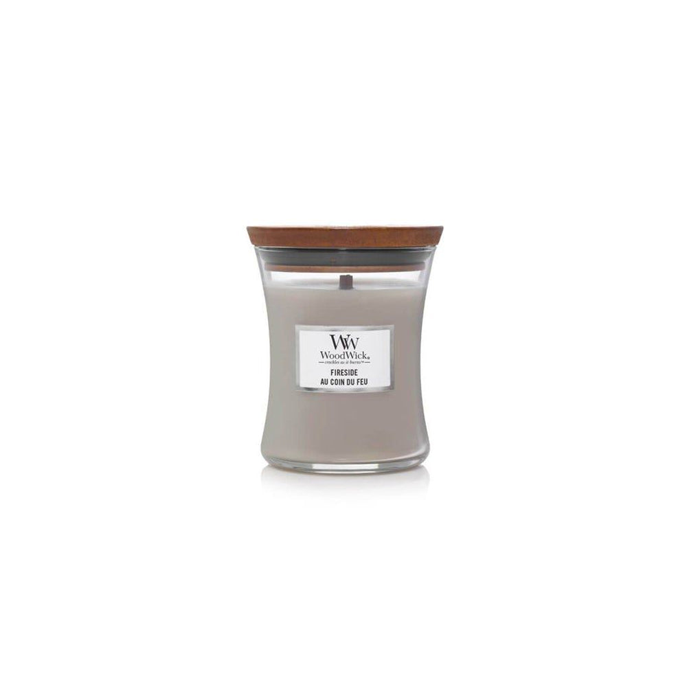 woodwick geurkaars fireside mini