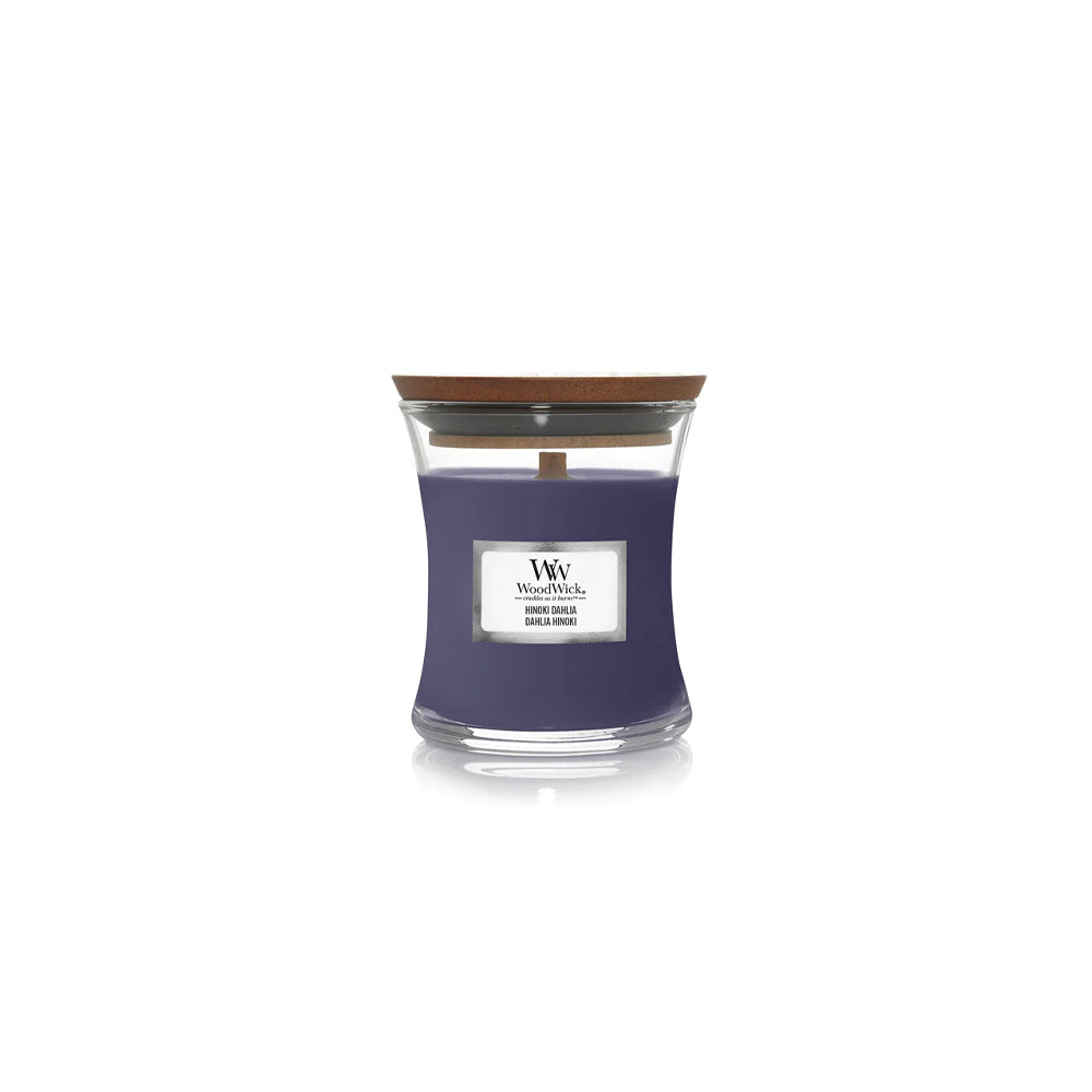woodwick geurkaars hinoki dahlia mini