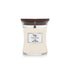 witte woodwick geurkaars medium linen