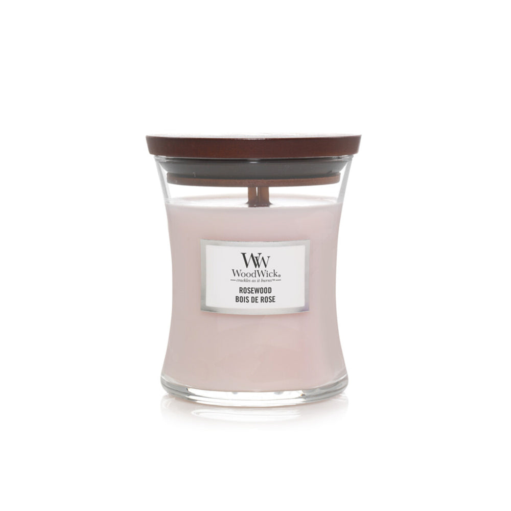 woodwick geurkaars medium Rosewood