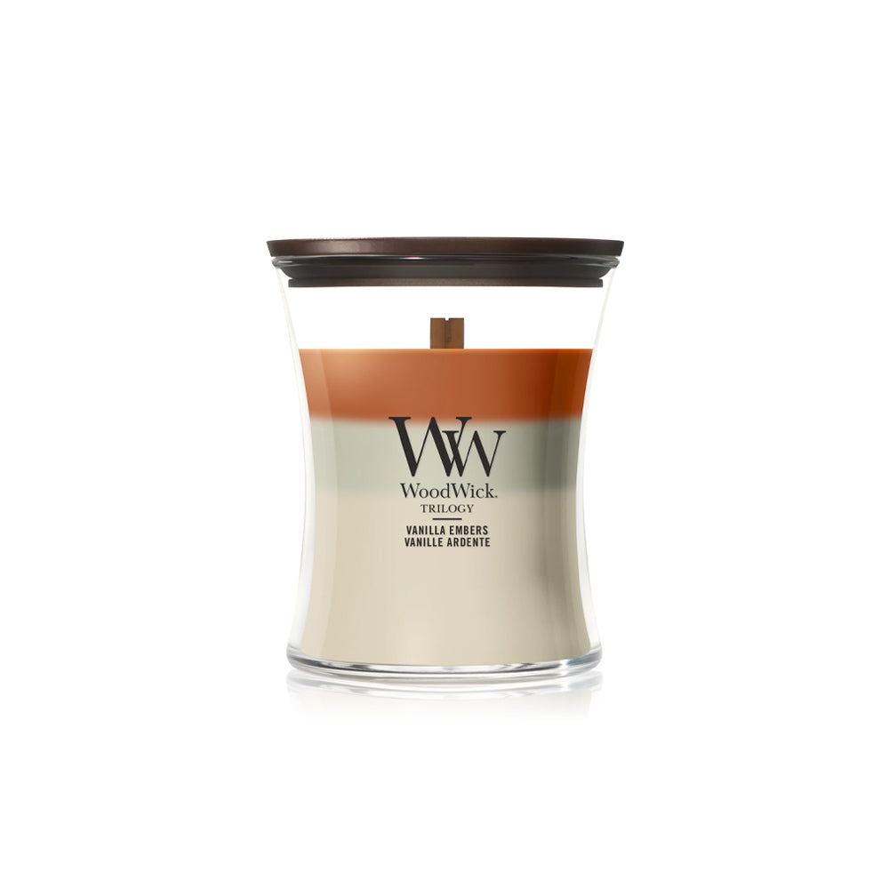WoodWick - Trilogy Vanilla Embers Medium