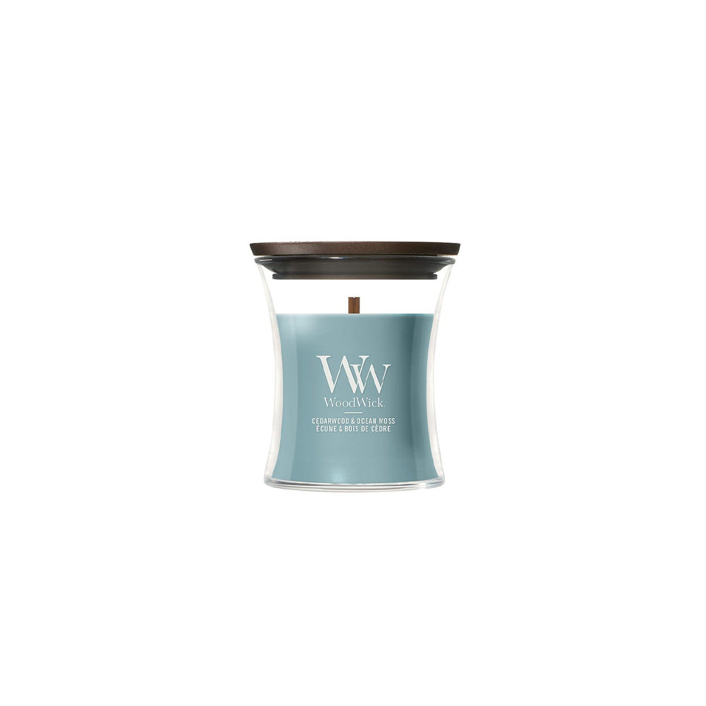 WoodWick - Cedarwood &amp; Ocean Moss Mini