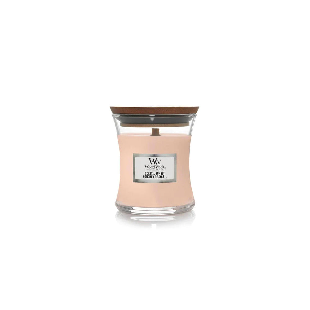 woodwick geurkaars mini coastal sunset