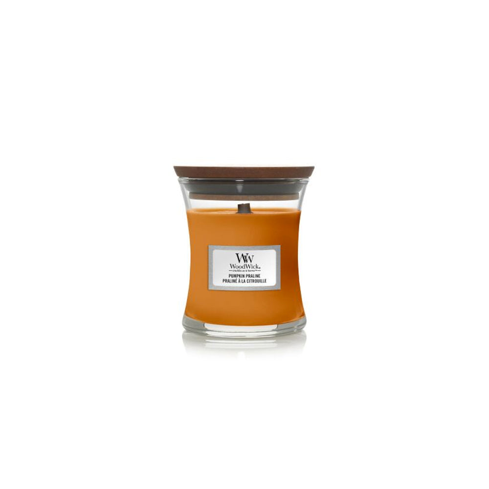 woodwick geurkaars mini pumpkin praline
