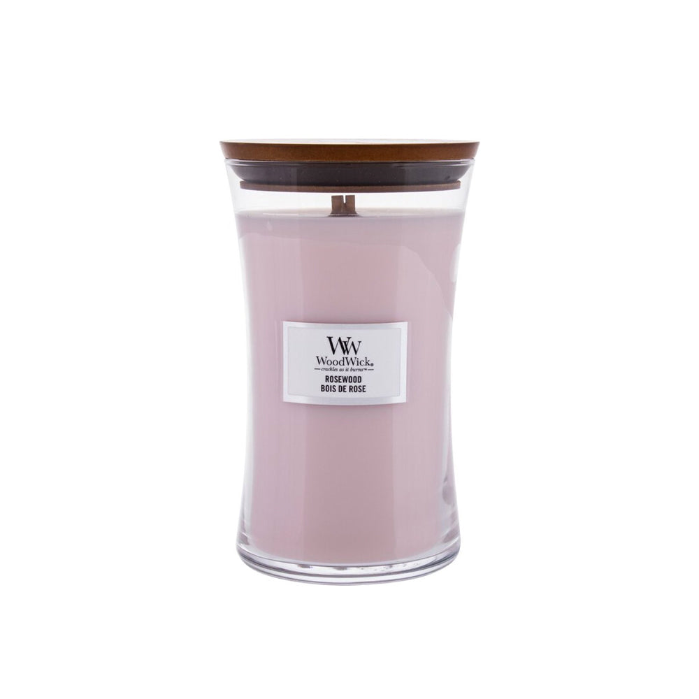 woodwick geurkaars large Rosewood 